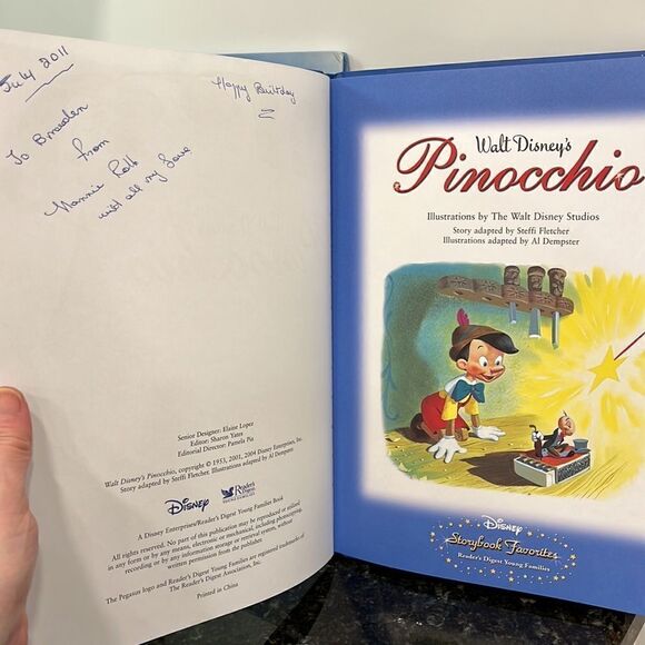 Walt Disney’s Pinocchio & Peter Pan- 2 books by Storybook Favorites - Picture 5 of 10